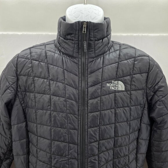 The North Face Women’s Thermoball Eco Quilted Puffer Jacket Black Size Small - Picture 3 of 13